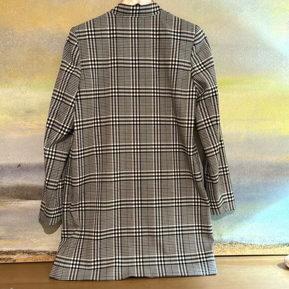 Carolina Belle Montreal Plaid Open Front Lined Blazer Size XS - Picture 9 of 9